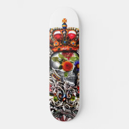 Blumenschädel Skateboard