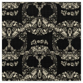 Blumenschädel Stoff (Nahaufnahme)