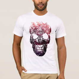 Blumenschädel T-Shirt