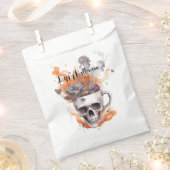 Blumenschädel-Tasse Geschenktütchen (Ausgeschnitten)