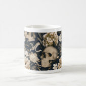 Blumenschädel-Tasse Kaffeetasse (Mittel)