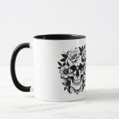Blumenschädel-Tasse Tasse (Links)