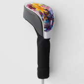 "Blumenschädelstrahlen" Golf Headcover (angewinkelt)