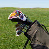 "Blumenschädelstrahlen" Golf Headcover (In SItu)
