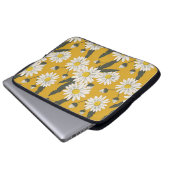 Blumenschal, Vintager Hintergrund. Laptopschutzhülle (Vorne Knopf)