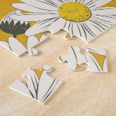 Blumenschal, Vintager Hintergrund. Puzzle (Seite)