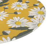 Blumenschal, Vintager Hintergrund. Schneidebrett (Ecke)