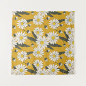 Blumenschal, Vintager Hintergrund. Wandteppich (Vorderseite (Horizontal))