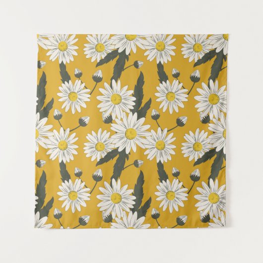 Blumenschal, Vintager Hintergrund. Wandteppich (Vorderseite)