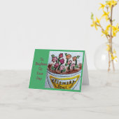 Blumenschale karte (Gelbe Blume)