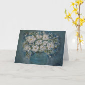 Blumenschale Karte (Gelbe Blume)