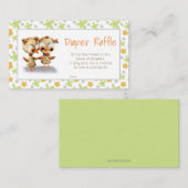 Blumenschalen Babydusche Windelwanne Begleitkarte (Vorne/Hinten)