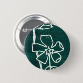 Blumenschaltfläche "Green Vinca" Button (Vorne & Hinten)