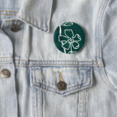 Blumenschaltfläche "Green Vinca" Button (Beispiel)