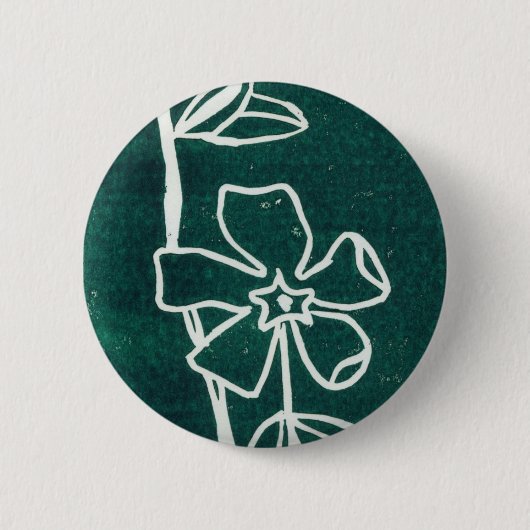 Blumenschaltfläche "Green Vinca" Button (Vorderseite)