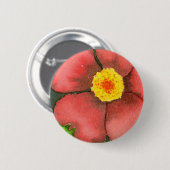 Blumenschaltfläche "Wilde Rose" Button (Vorne & Hinten)