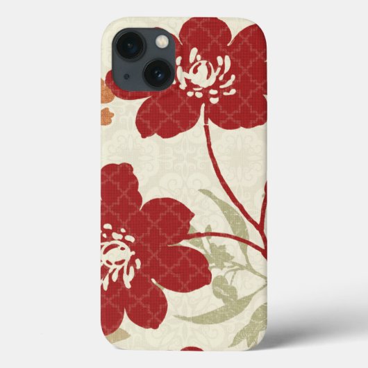 Blumenschatten in Rotem und in Orange Case-Mate iPhone Hülle (Rückseite)