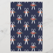 Blumenschere - Salon für blaue Haare der Marine Flyer (Hinten)