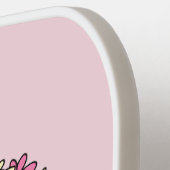 Blumenschild Pickleball Schläger (Linke Seite)