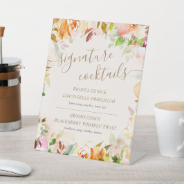 Blumenschild Sommergarten Unterschrift Cocktail Un Sockelschild