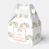 Blumenschirm Brautparty Geschenkschachtel (Rückseite)