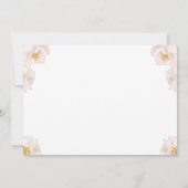 Blumenschirm Glitzer Bridal Dusche Einladung (Rückseite)