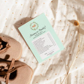 Blumenschläfer auf Green Mummy oder Daddy Game Flyer