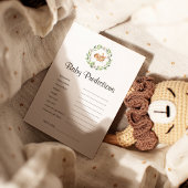 Blumenschläfer Deer Baby Shower Game