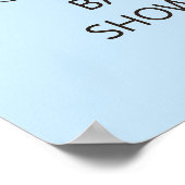 Blumenschläfer Hirschdusche Begrüßungszeichen Poster (Ecke)