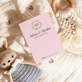 Blumenschläfer Hirschmädchen Kinderduschenberatung Hinweiskarte