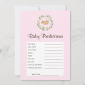 Blumenschläfer-Mädchen-Duschvorausschau Spiel (Vorderseite)