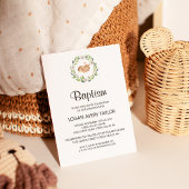 Blumenschläfer Taufe Einladung