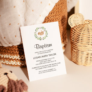 Blumenschläfer Taufe Einladung