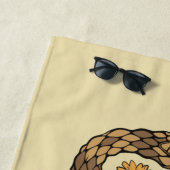 Blumenschlange Strandtuch (Beispiel)