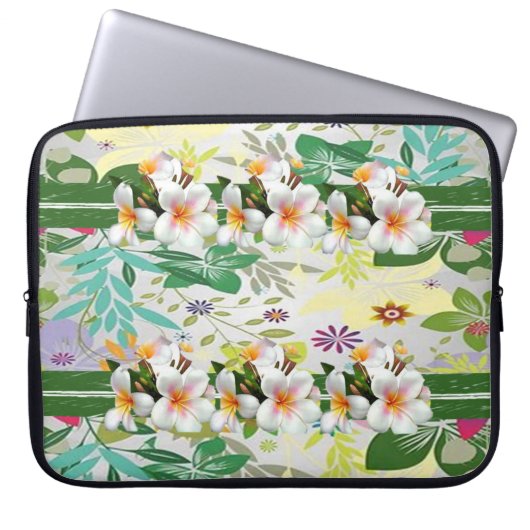Blumenschlauch für Ipad Laptopschutzhülle (Vorderseite)