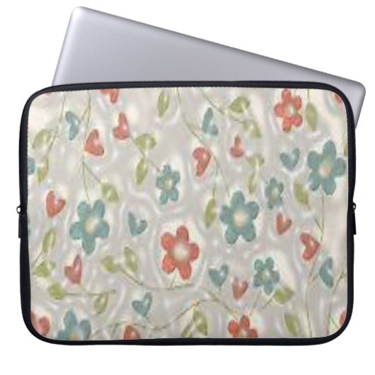 Blumenschlauch für Ipad Laptopschutzhülle (Vorderseite)