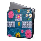 Blumenschlauch für Ipad Laptopschutzhülle (Vorderseite Links)