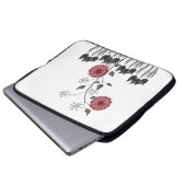 Blumenschlauch für Ipad Laptopschutzhülle (Vorne Knopf)