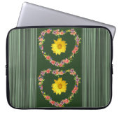 Blumenschlauch für Ipad Laptopschutzhülle (Vorderseite)