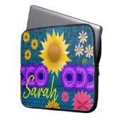 Blumenschlauch für Ipad Laptopschutzhülle (Vorderseite Links)