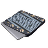 Blumenschlauch für Ipad Laptopschutzhülle (Vorne Knopf)