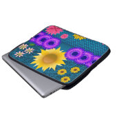 Blumenschlauch für Ipad Laptopschutzhülle (Vorne Knopf)