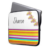 Blumenschlauch für Ipad Laptopschutzhülle (Vorderseite Links)