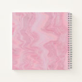 Blumenschlösser-Gästebuch - Elegante Blume Decor D Notizblock (Rückseite)