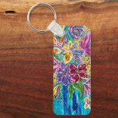 Blumenschlüsselkette Schlüsselanhänger (Vorderseite)