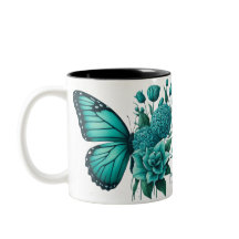Blumenschmetterling Niedliche Tasse