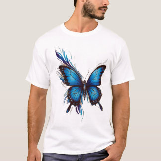 Blumenschmetterling Sweatshirt, Hippie Butterfly S T-Shirt