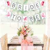 Blumenschmetterlinge Brautparty Jagdbanner Wimpelkette