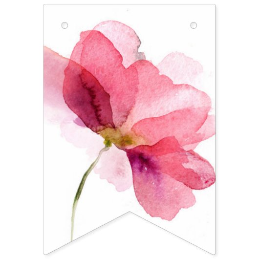 Blumenschmetterlinge Brautparty Jagdbanner Wimpelkette (Erste Fahne)