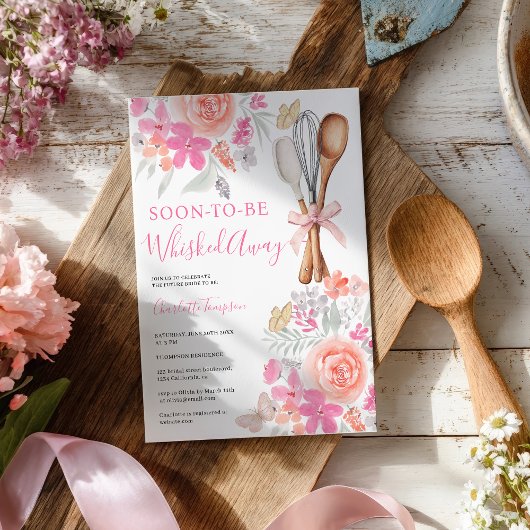 Blumenschmetterlinge, die Brautparty weggepeitscht Einladung